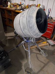lot 29793 image: Kobalt 4-cu ft standing cement mixer