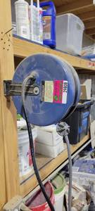 lot 29808 image: Rockler 30ft Heavy Duty Retractable Cord Reel and Cord