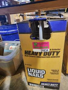 lot 29834 image: Case of Heavy Duty Liquid Nails