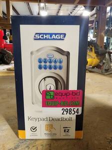 lot 29854 image: Schlage Keypad Deadbolt