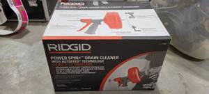 lot 29883 image: Ridgid Power Spin  Drain Cleaner W Autofeed Technology