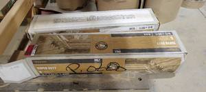 lot 29885 image: 2 Boxes of Barricade Super Duty Plastic Sheeting, Clear and Black