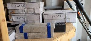 lot 10504 image: Metro Charcoal Porcelain Tiles, Satori Ceramic Wall Tile, and More