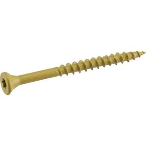 lot 10516 image: 2 Buckets of Hillman Deck Plus Steel Tan Deck Screws Tan Exterior Wood Screws