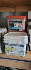 lot 10518 image: 3 Buckets of Plastic Cap Nails