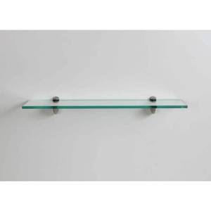 lot 10521 image: InPlace 24 Glass Bracket Shelf