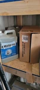 lot 10522 image: Lot of (4) 1-K Heater Fuel Kerosene - 2.5 Gallons