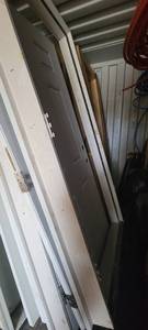 lot 13939 image: One White Door W a White Frame