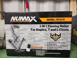lot 13980 image: Numax 3 IN 1 Flooring Nailer Model SFL618