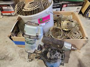 lot 29979 image: Metabo HPT NV45AB2 Roofing Gun With Nails