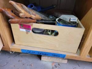 lot 10542 image: Handsaws, Fastners, Bench cookies and more