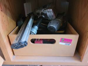 lot 10548 image: Hitachi framing Nailer, Coil Nailer, and More