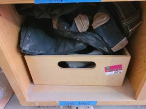 lot 10550 image: Hitachi tool bag, Mcguire tool belt, Rigid bag, and more