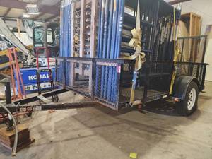 lot 10630 image: Carry on Trailer With 6ftX10ft Wood Floor&nbsp