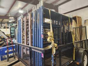 lot 10631 image: Large Lot of Metaltech Scaffolding&nbsp