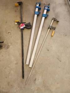 lot 10636 image: Lot of 4 Bar Clamps
