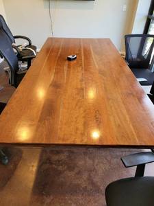 lot 10694 image: 8ft Conference Wood Table&nbsp