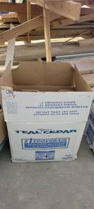 lot 10649 image: Teal Cedar Red Cedar Shingles - 70 Shingles