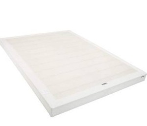 lot 4405 image: Amazon Basics Smart Box Spring Bed Base, 5-Inch Mattress Foundation - Queen Size, Tool-Free Easy Assembly