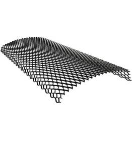 lot 4448 image: E-Z-GUTTER GUARD EZZ610 E-Z Ziptight Powder Coated Steel Mesh Guard (for 6 gutters), Black