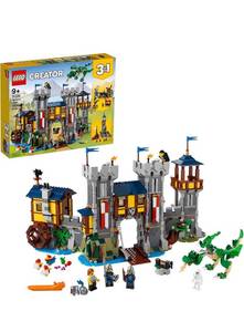 lot 4455 image: LEGO Creator 3in1 Medieval Castle 31120 Building Toy Set for Kids, Boys, and Girls Ages 9 (1,426 Pieces)