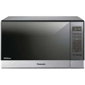 lot 4457 image: Panasonic NN-SN686S 1.2 Cu. Ft. 1 200 Watt Microwave Stainless Steel