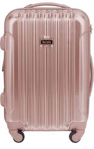 lot 4475 image: kensie Womens Alma Hardside Spinner Luggage, Rose Gold, Carry-On 20-Inch