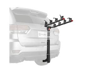 lot 4481 image: Allen Sports Deluxe 4-Bicycle Hitch Mounted Bike Rack Carrier, 542RR