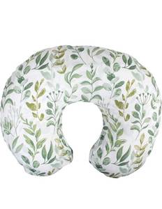 lot 4485 image: Boppy Nursing Pillow and Positioner Original  Green Foliage  Breastfeeding, Bottle Feeding, Baby Support  with Removable Cotton Blend Cover