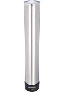 lot 4490 image: San Jamar C3200P Stainless Steel Pull Type Beverage Cup Dispenser