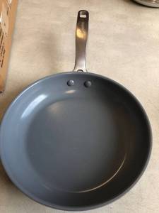 lot 4504 image: GreenPan Treviso Stainless Steel Healthy Ceramic Nonstick, 9.5 frying pan