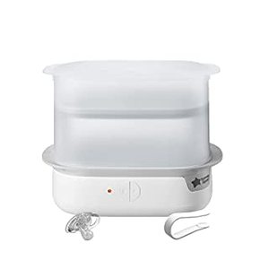 lot 4515 image: Tommee Tippee Advanced Steam Electric Sterilizer for Baby Bottles, Kills Viruses and 99.9% of Bacteria, 5-Minute Sterilization Cycle (B07Q39HLPS)