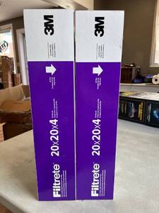 lot 4527 image: 2 pack. Filtrete 20x25x4 Furnace Air Filter MPR 1550 DP MERV 12,