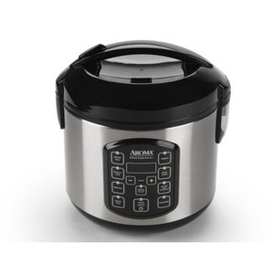lot 4543 image: Aroma Arc-954SBD 8 Cup Cooked Digital Rice Cooker, Multicooker Food Steamer