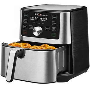 lot 4571 image: Instant Pot - 6 Quart Vortex Plus 6-in-1 Air Fryer - Stainless Steel