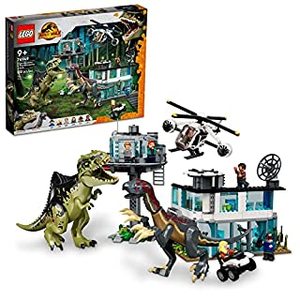 lot 4572 image: LEGO Jurassic World Dominion Giganotosaurus & Therizinosaurus Attack 76949 Building Toy Set Fun for Kids Aged 9 and up (658 Pieces) (B09JHT6XWS)