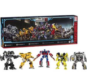 lot 4583 image: Transformers Toys Studio Series Transformers Movie 1 15th Anniversary Multipack with 5 Action Figures - Ages 8 and Up (Amazon Exclusive) Retails $141