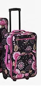 lot 4641 image: Rockland F102 Luggage Printed Luggage Set, Pucci, Medium, 2-piece