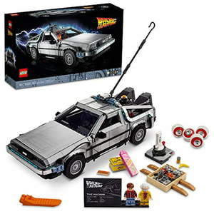lot 33603 image: LEGO Back to The Future Time Machine 10300 Building Set for Adults Build a Detailed Model of a Movie Legend (1 856 Pieces)