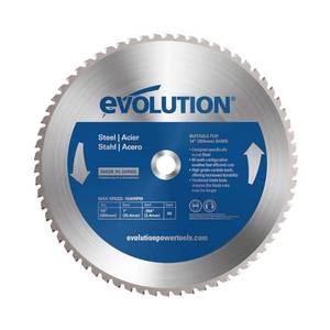 lot 33611 image: Evolution 14 66-T Steel Cutting Saw Blade 14BLADEST