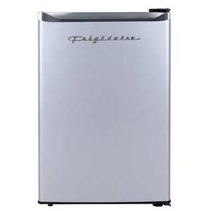 lot 33653 image: Frigidaire - Platinum Series Retro 2.8 Cu. Ft. Compact Fridge - Stainless with Chrome Trim