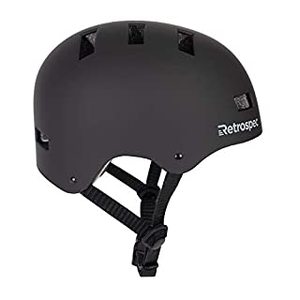 lot 33663 image: Retrospec CM-1 Bicycle  Skateboard Helmet for Adult Commuter, Bike, Skate , Matte Black, 59-63cm  Large (B07NDWSXZL)