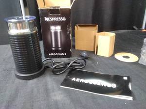 lot 4798 image: Nespresso 3594US Milk Frother, Aero 3