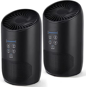 lot 4834 image: 2 pack Partu BS-03 air purifier for medium room 3 speeds with light