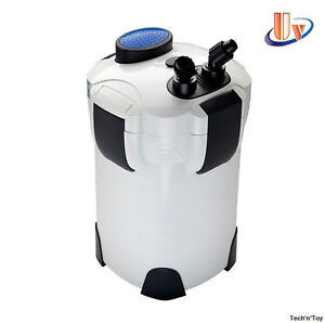 lot 4849 image: SunSun 304B super 5 stage external canister aquarium pond filter UV sterilizer 525 GPH untested