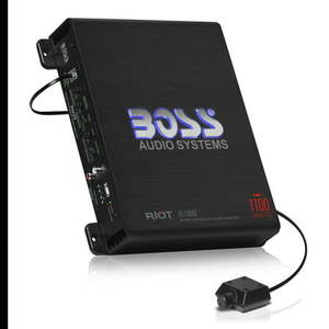lot 4861 image: Boss Audio Systems AVA-R1100M RIOT 1100 Watts Monoblock Amplifier no wires or accessories unit only