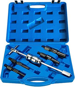 lot 4882 image: BTSHUB blind inner bearing puller slide hammer set 5 piece extractor with case