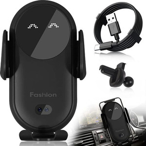 lot 4888 image: Fashion. S11 smart sensor car wireless charger for phone