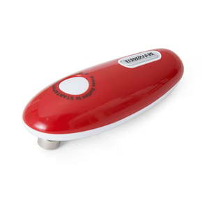 lot 12794 image: Farberware Red and White Battery Operated Can Opener