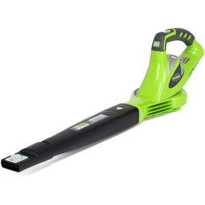 lot 12796 image: Greenworks 40V 135 CFM Cordless Leaf BlowerSweeper Battery Not Included 24282